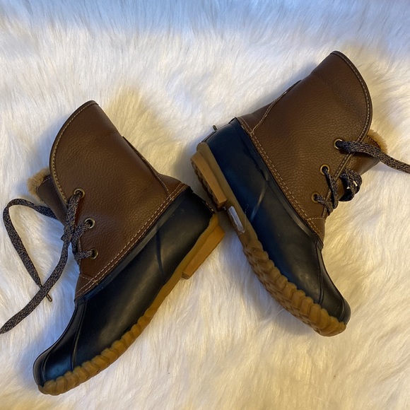 The Original Leather Sporto Genuine Duck with Faux Fur Boots size 7 - Picture 8 of 9